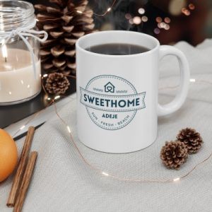 Charming Sweethomeadeje Vacation Rental Logo Mug - Perfect Souvenir or Gift!